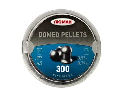 Пули Люман Domed 4,5мм 0,57гр. (300шт.)