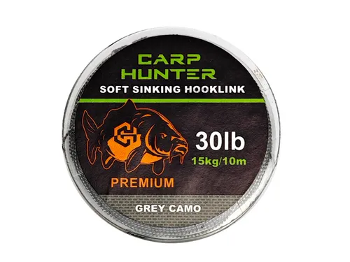Поводковый материал Carp Hunter grey camo