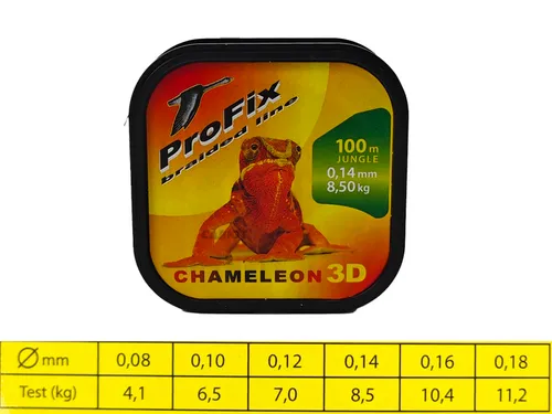 Шнур плетеный Aqua ProFix Chameleon 3D Jungle 100м
