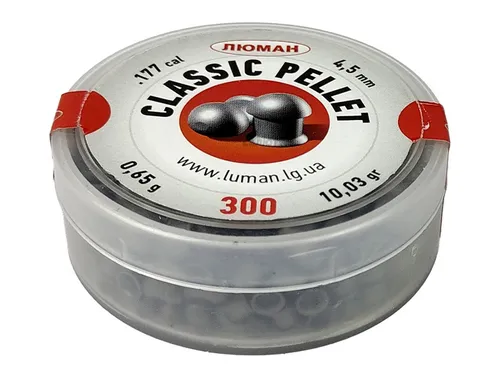 Пули Люман Classic 4,5мм 0,65гр. (300шт.)