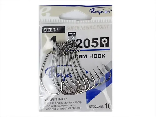 Крючок офсетный BoyaBy Worm Hook 1205