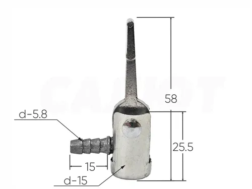 Наконечник насоса металл A3-AV 3562-2