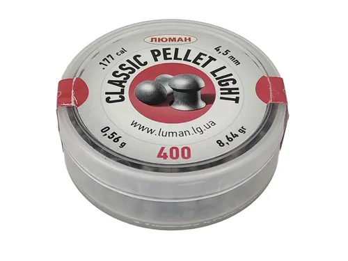 Пули Люман Classic light 4,5мм 0,56гр. (400шт.)
