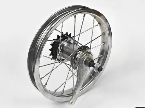 Обод 12" задний, сталь, со втулкой