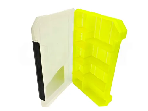 Коробка рыболовная "Три Кита" КДП-4 желт.