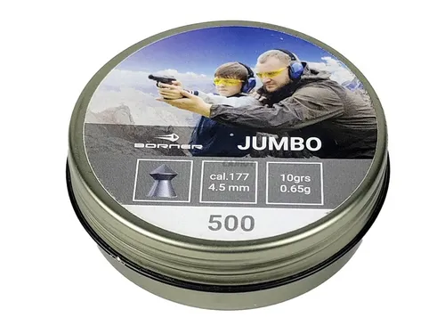 Пули Borner Jumbo 4.5мм 0.65гр. (500шт.)