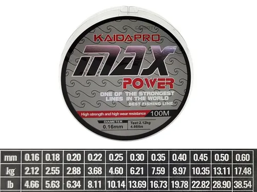 Леска Kaida Max Power 100m
