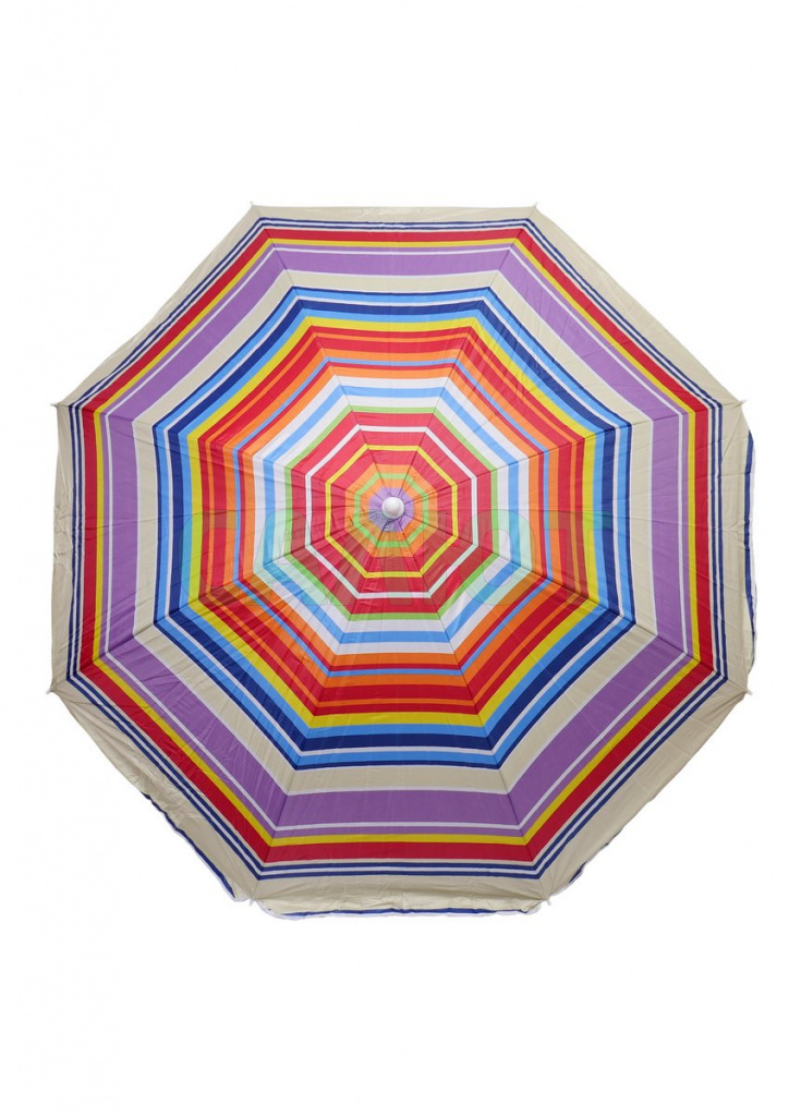 Зонт пляжный фольгированный d=150cм микс ZHU-150