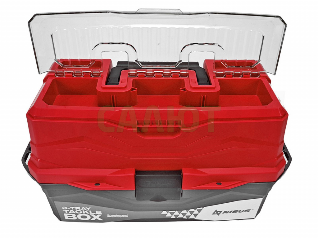 Ящик рыболовный Nisus 3-х полочный N-TB-3-R