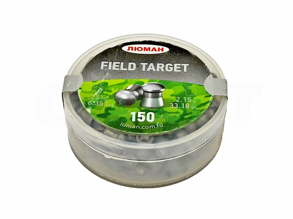 Пули Люман Field Target 6,35мм 2,15гр. (150шт.)