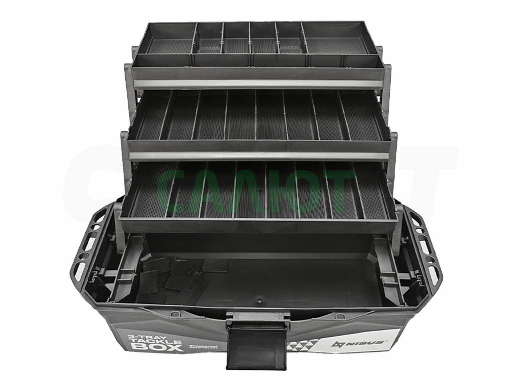 Ящик рыболовный Nisus 3-х полочный N-TB-3-B