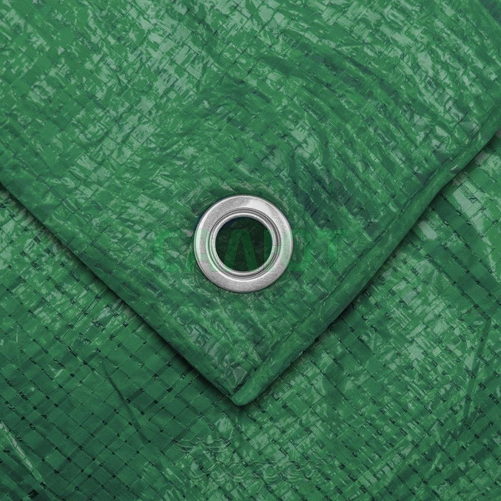 Тент защитный Helios 6 × 8м, плотность 90 г/м²  зеленый