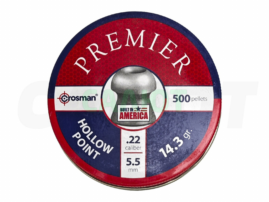 Пули Crosman Premier Hollow Point 5.5мм (500шт.)