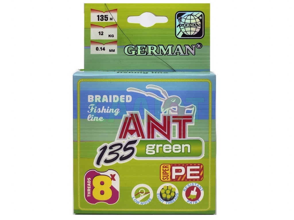 Шнур плетеный German Ant Green 135м