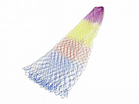 Сетка на подсак 40см леска, ячейка 35мм Сетка на подсак 40см леска, ячейка 35мм