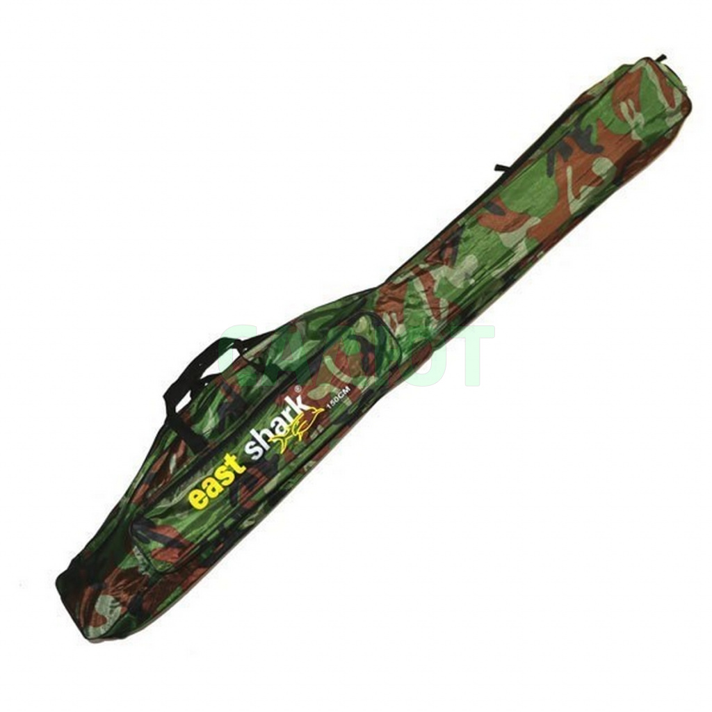 Чехол для удочек East Shark 1,0m 2-секции (кмф)