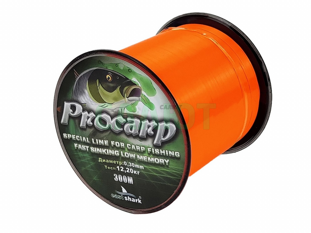 Леска East Shark Procarp 300m оранжевая