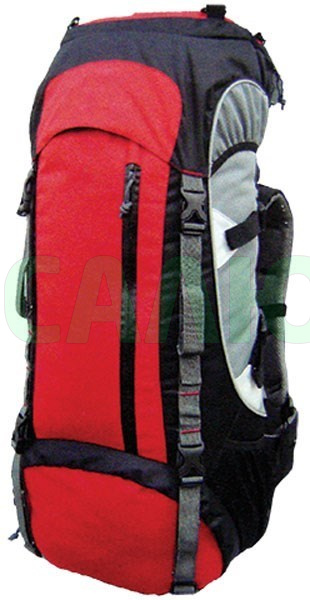 Рюкзак WoodLand TRAVEL 50L (красный/серый/св.серый)