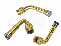 Удлинитель угловой для золотника 45/90/135гр золот.