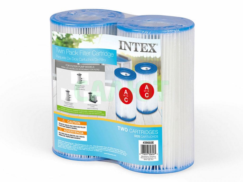 Intex Картридж типа A (блок из 2 шт) 29002