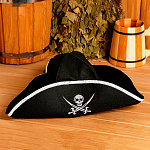 Шапка для бани "Шляпа Пират" (5276358)