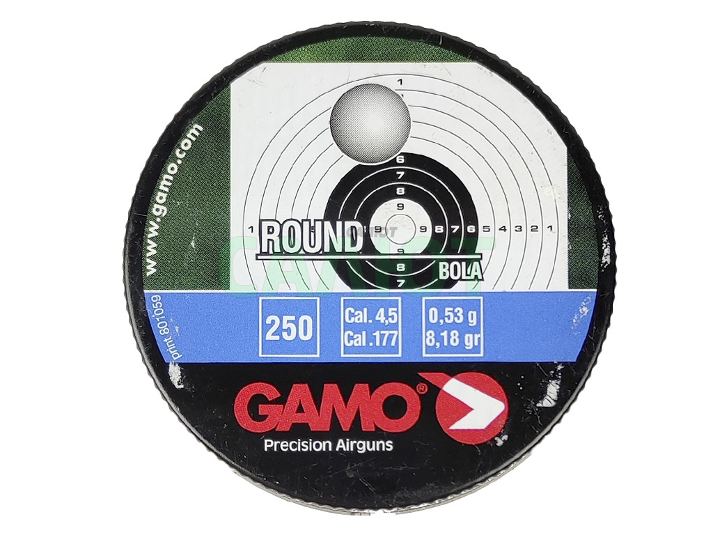 Пули Gamo Round 4,5 0,53гр. (250шт)