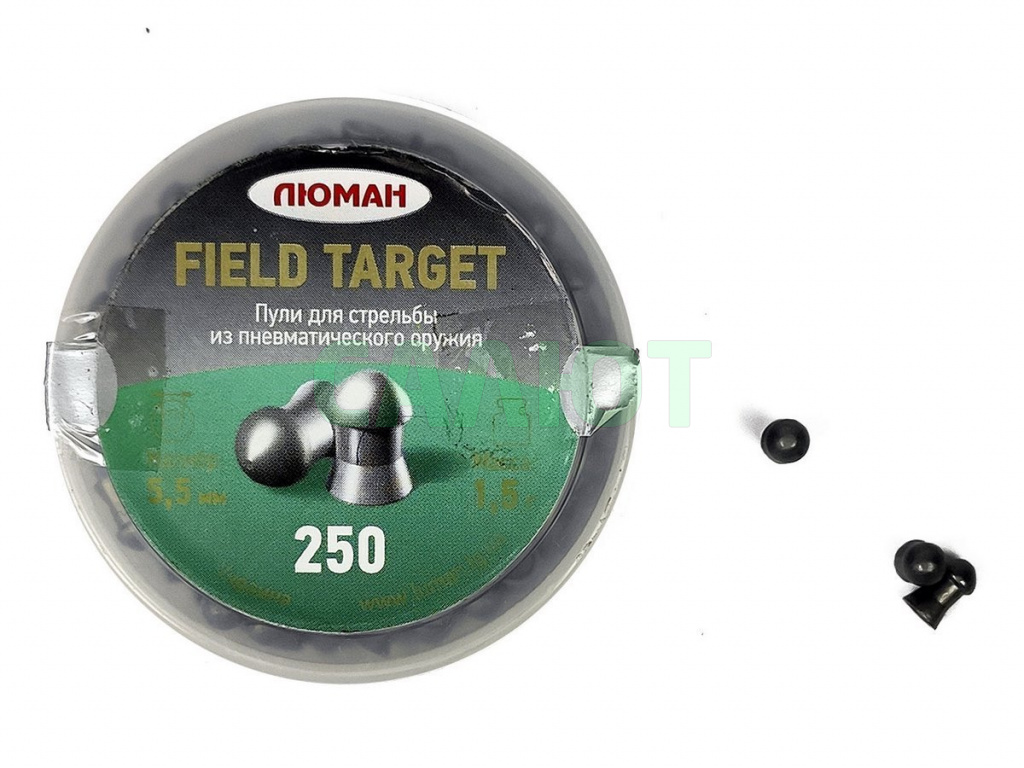 Пули Люман Field Target 5,5мм 1,5гр. (250шт.)