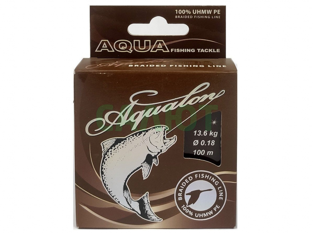 Леска плетеная Aqua Aqualon Brown 100м