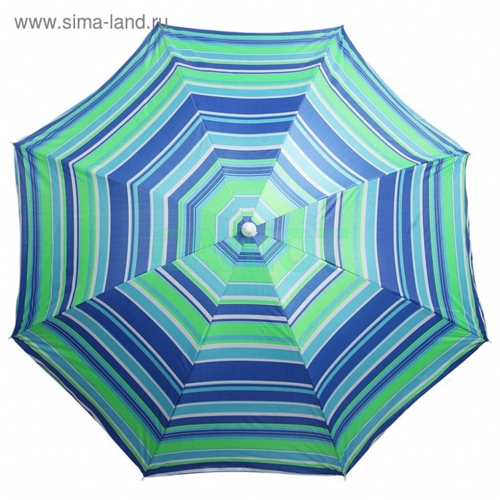 Зонт пляжный Модерн с серебряным покрытием (119130)