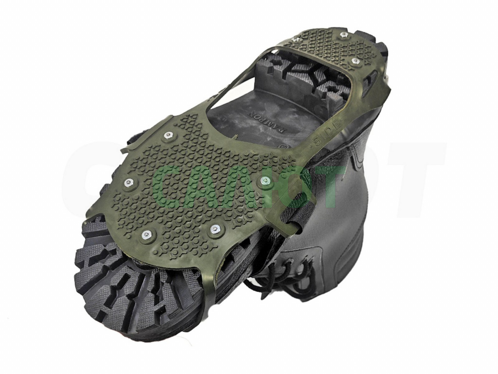 Ледоступы на обувь, 8 шипов (хаки)