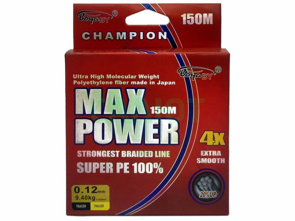 Шнур плетеный BoyaBy Max Power 150m