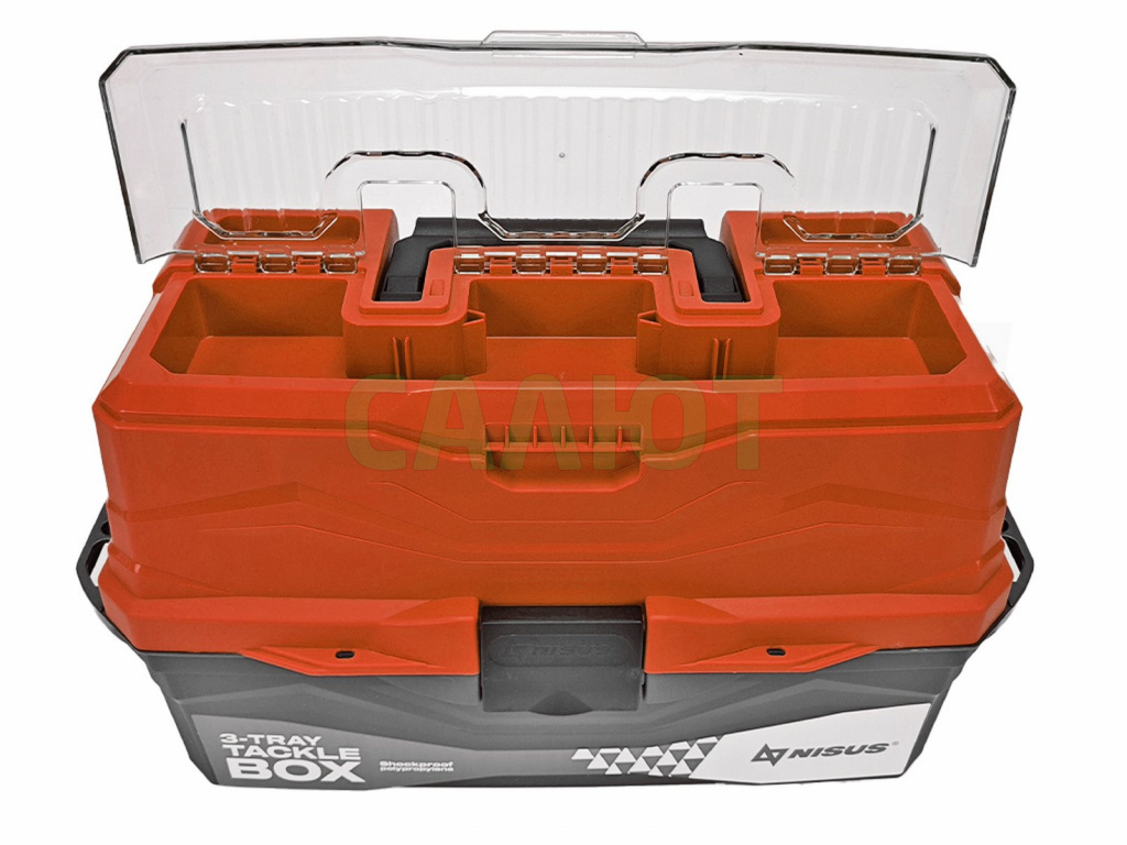 Ящик рыболовный Nisus 3-х полочный N-TB-3-O
