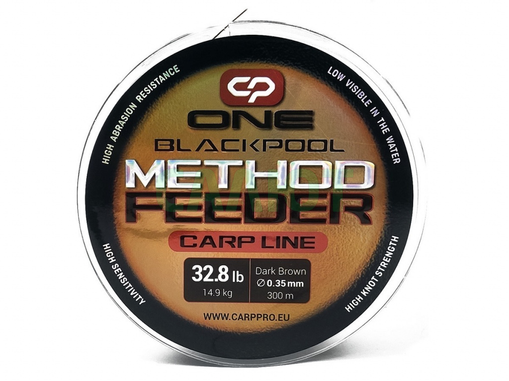 Леска Carp Pro Black Pool Method Feeder 300м