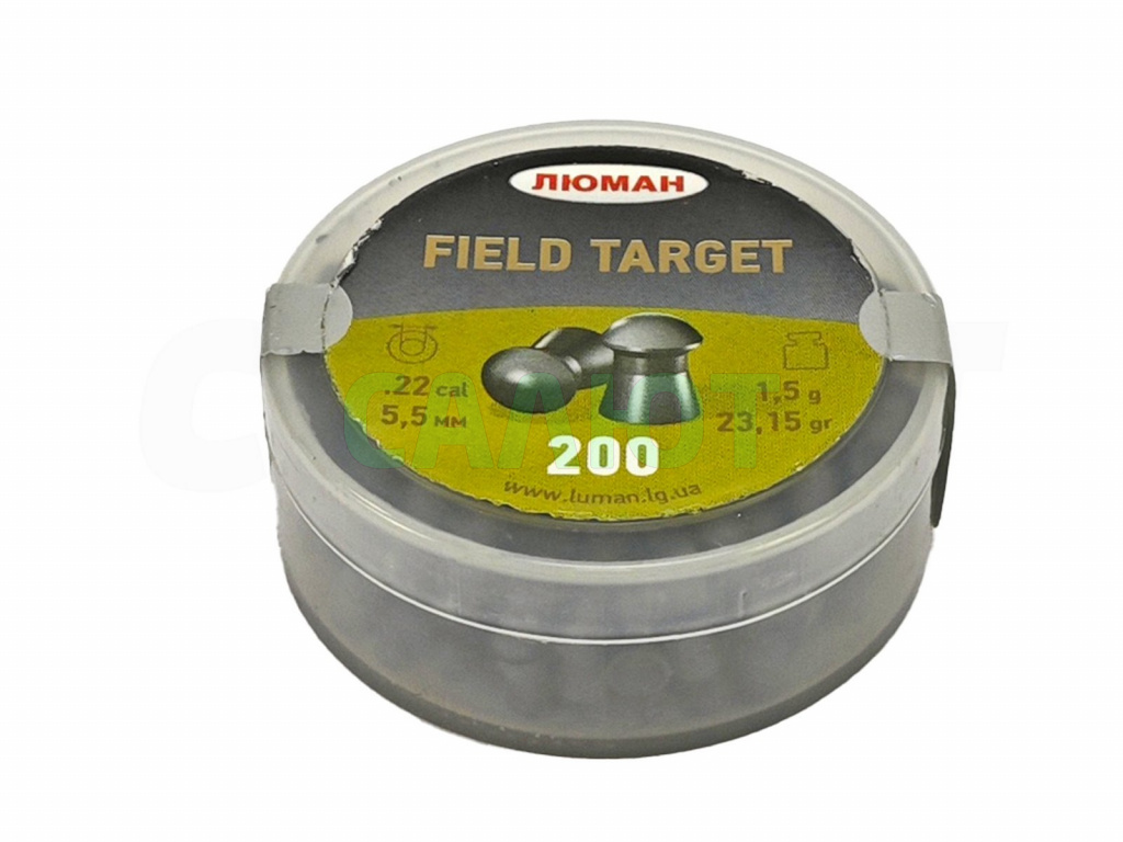 Пули Люман Field Target 5,5мм 1,5гр. (200шт.)