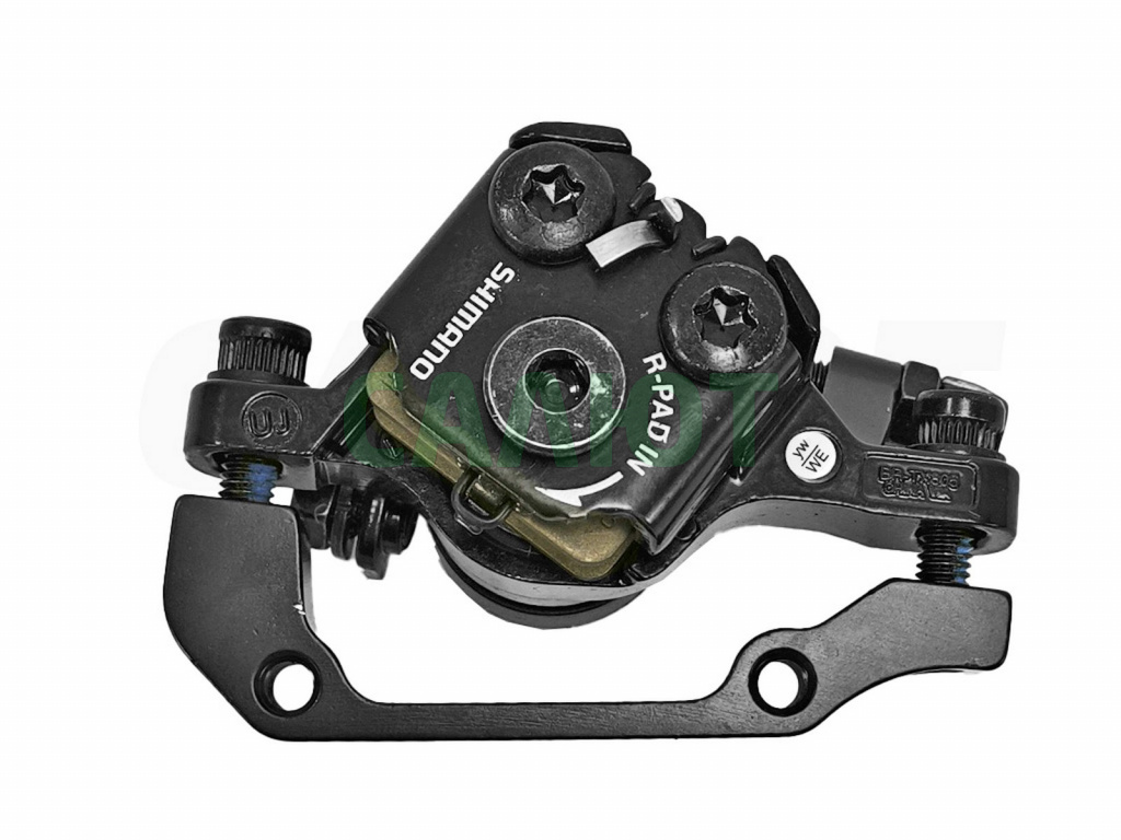 Суппорт тормозной Shimano F180/R160, задн. (BR-TX805)