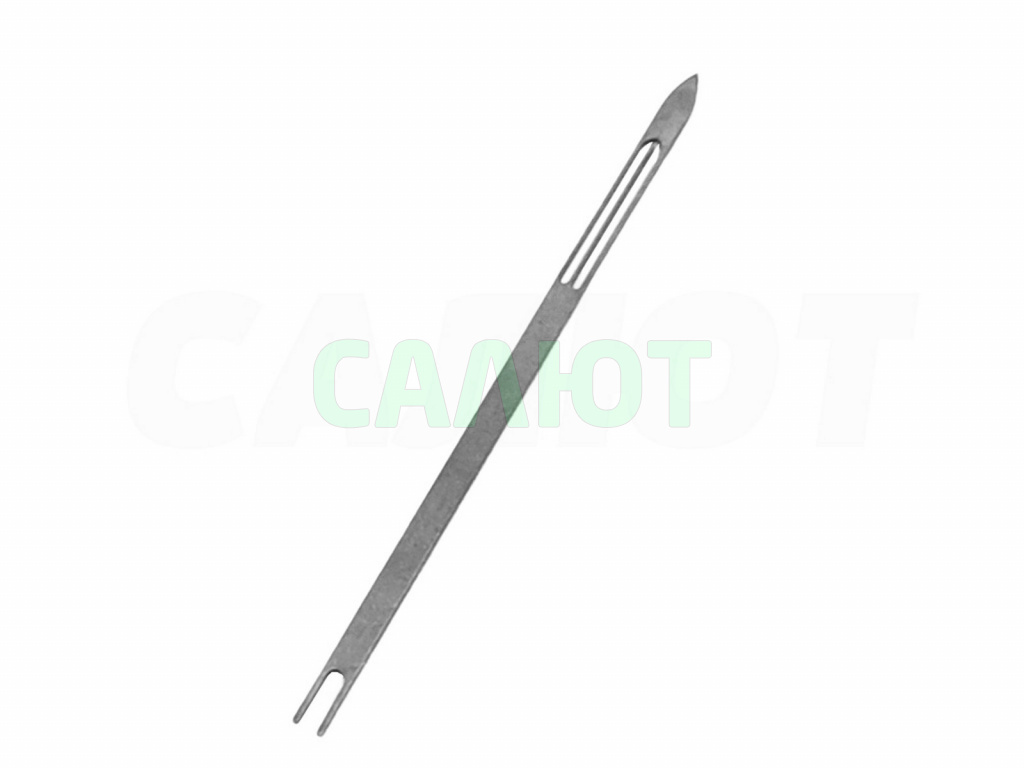 Челнок сетевязальный, нержавейка №2 128х5x1,1мм