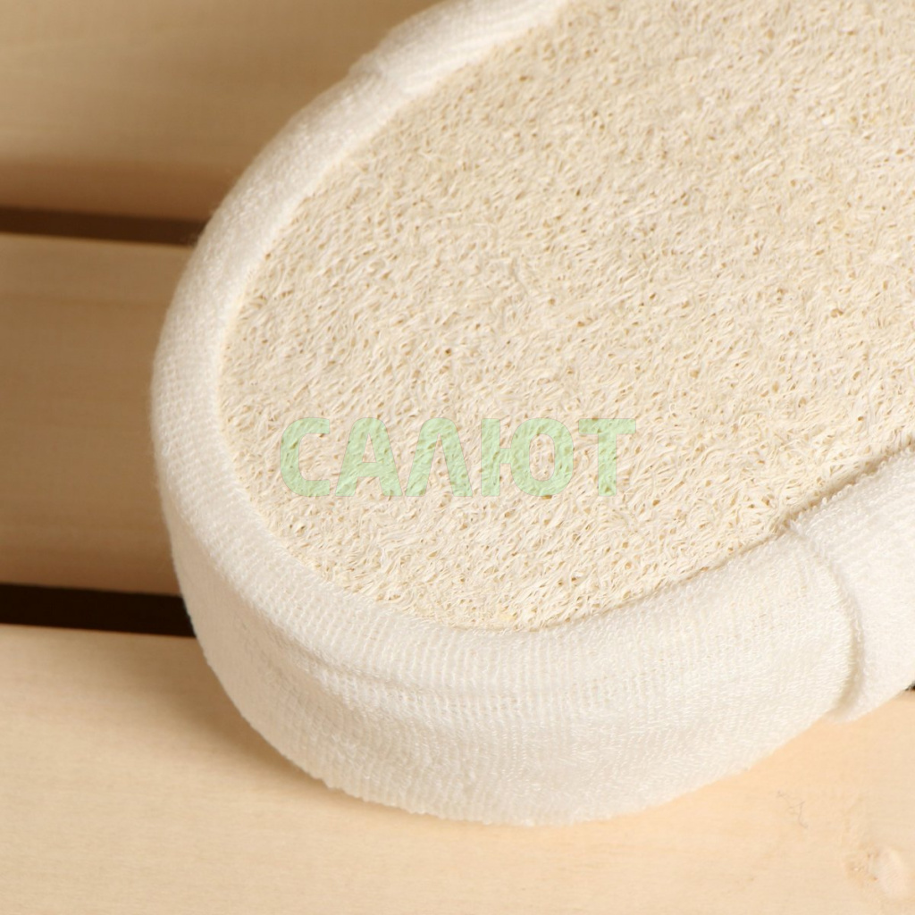 Мочалка-спонж Добропаровъ, люфа 11х15см (3243523)