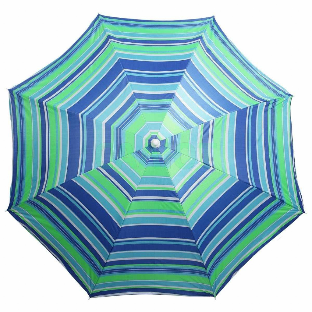 Зонт пляжный "Модерн"с серебряным покрытием, d=180cм, h=195 см, (119130)
