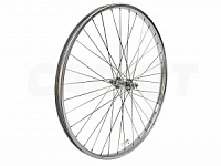 Обод 26" передний, со втулкой хром.