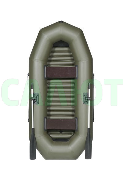 Лодка надувная Лоцман С-профи-260-МП НД зелёная