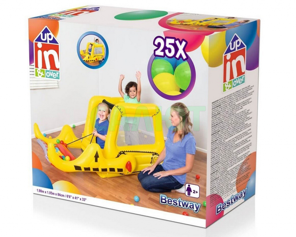 Игровой центр Bestway Dozer Ball Pit 198х105см 52278