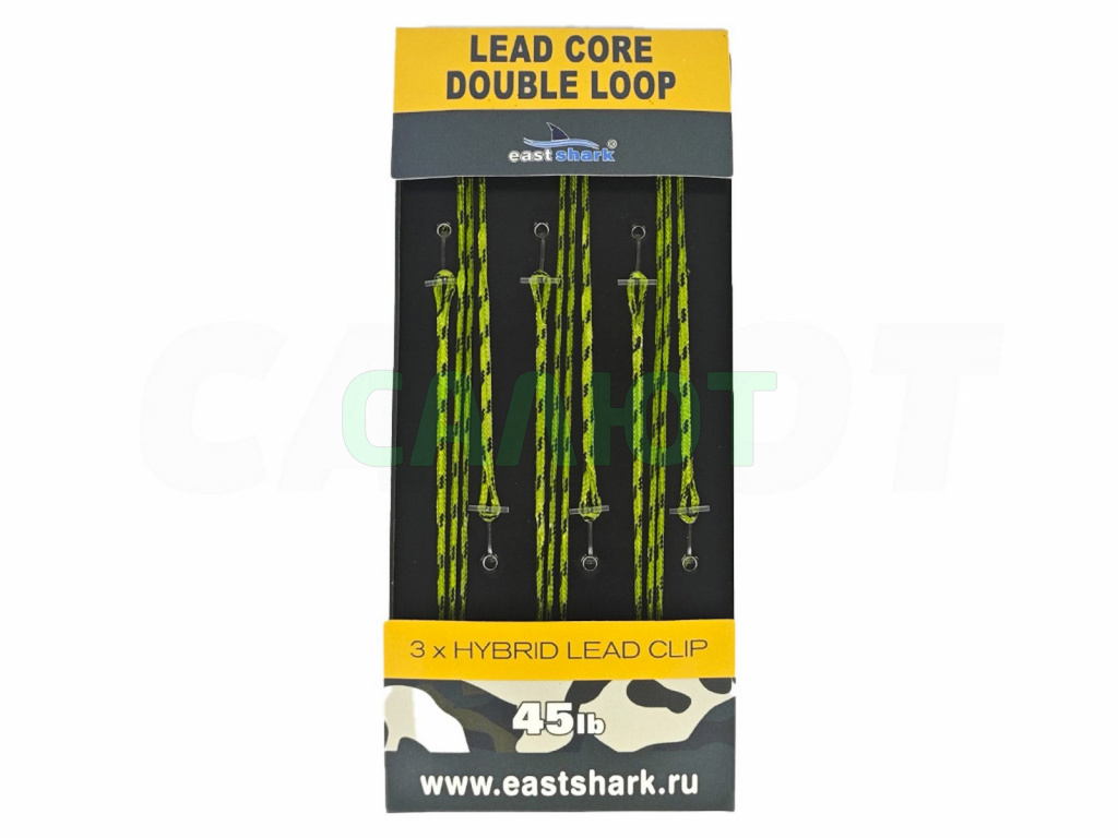 Монтаж East Shark Lead Core Double Loop 45Lb