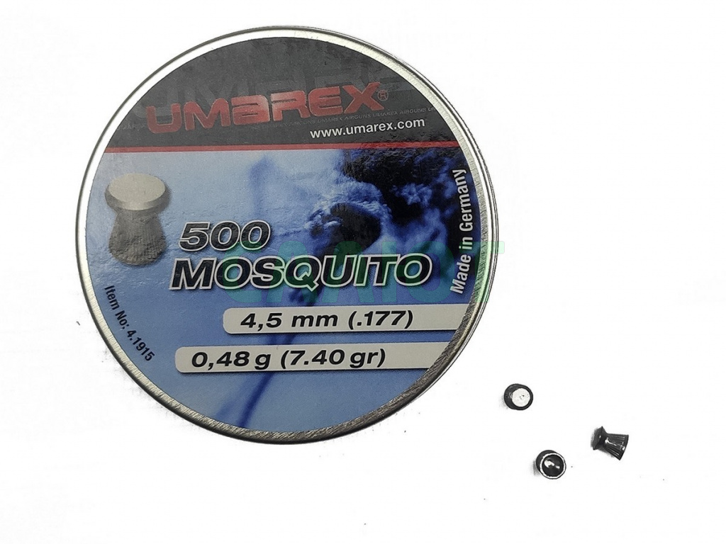 Пули Umarex Mosquito 4,5мм 0,48 гр. (500шт.)