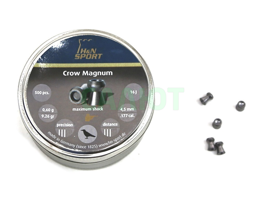 Пули HN Crow Magnum 4.5mm 0.6g (500шт)