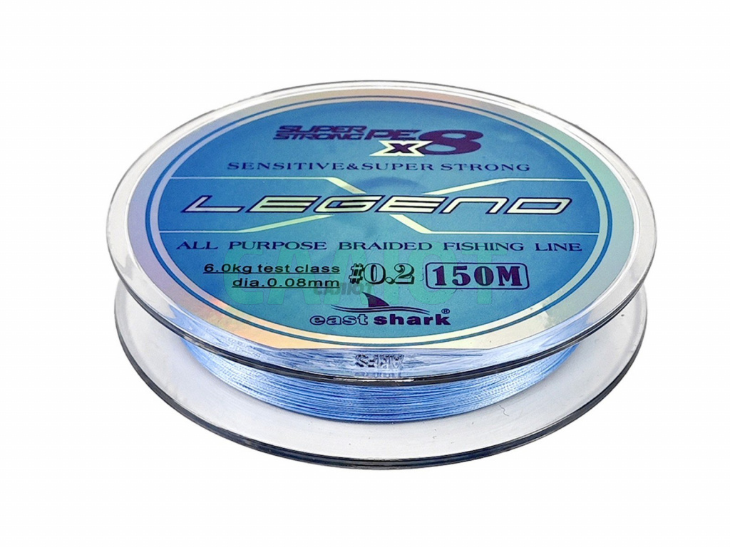 Шнур плетеный East Shark Legend 150m blue