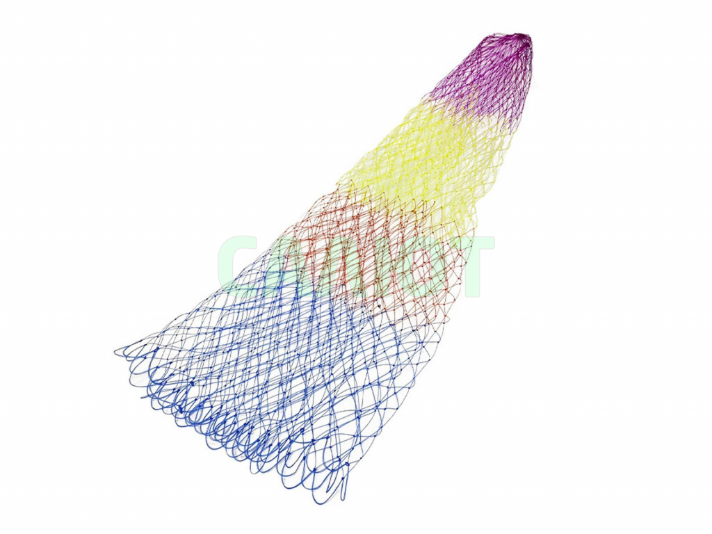 Сетка на подсак 40см леска, ячейка 35мм