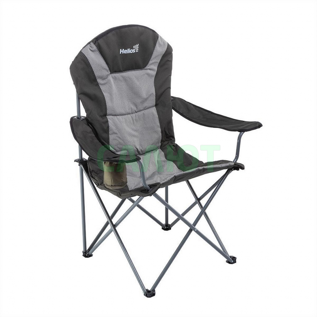 Кресло складное Helios (T-750-99806H) Серый/Зеленый
