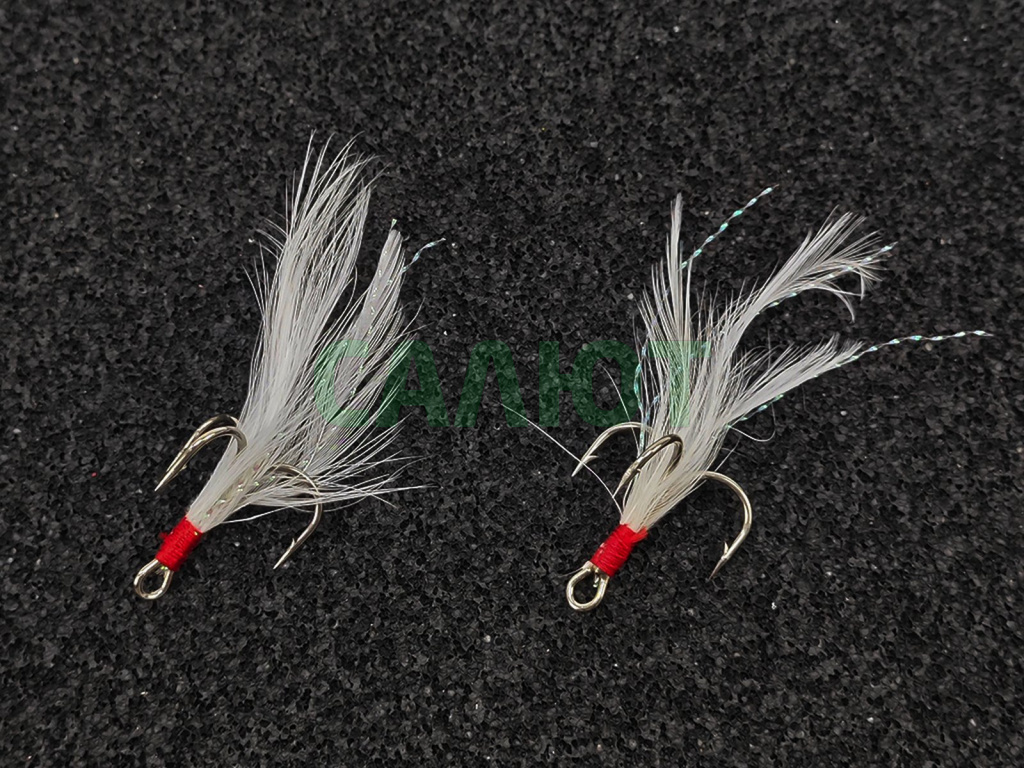 Стример перо курицы + люрекс