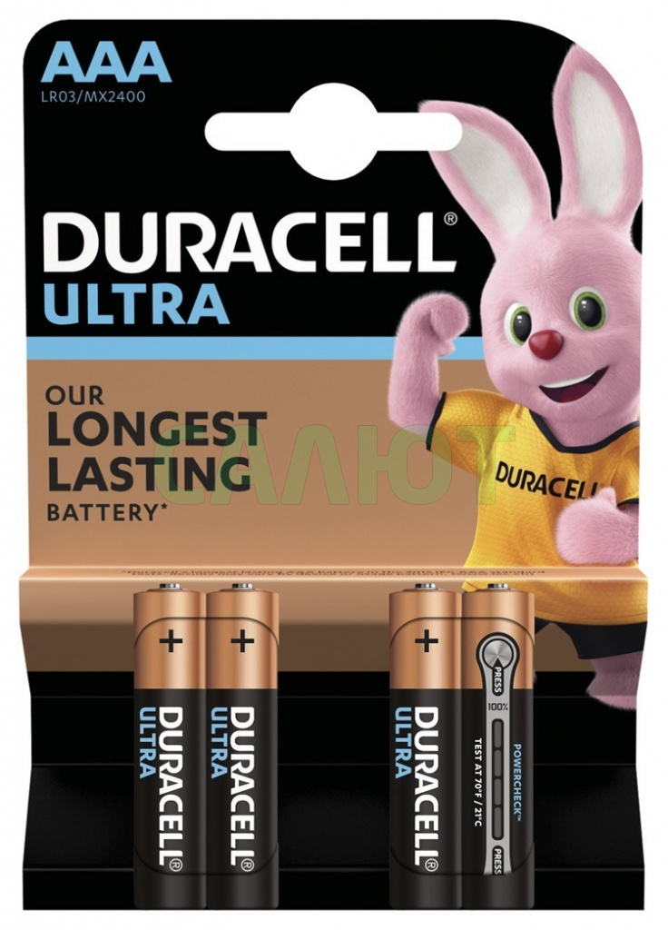 Duracell LR03-4BL Ultra Power
