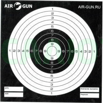 Мишень черная 